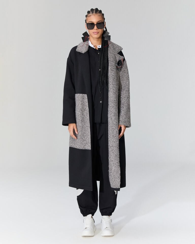 Lex Şardonlu Uzun Ceket