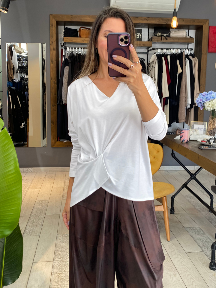 Agnes Bluz (beyaz)