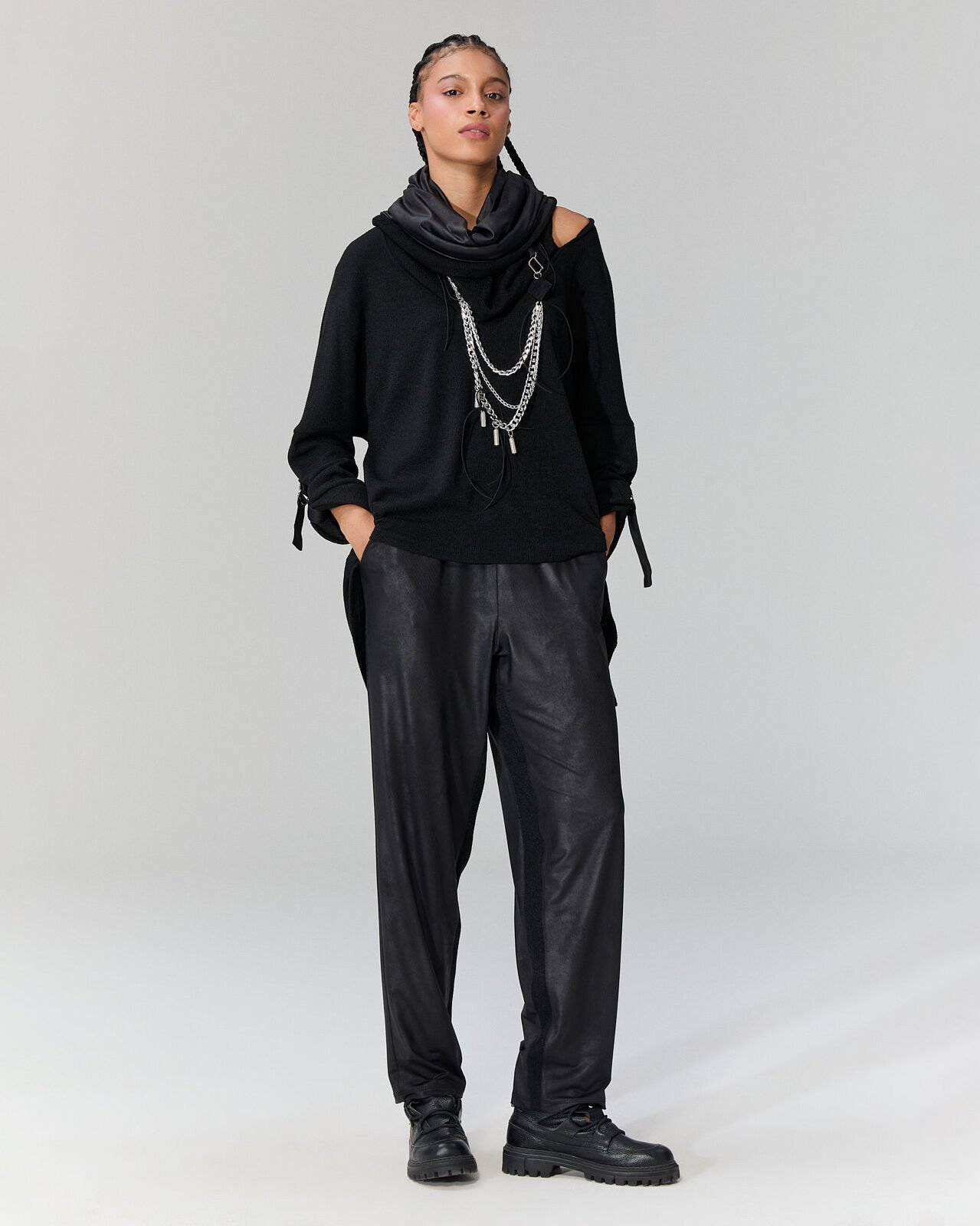 Tilly Deri Görünümlü Pantolon