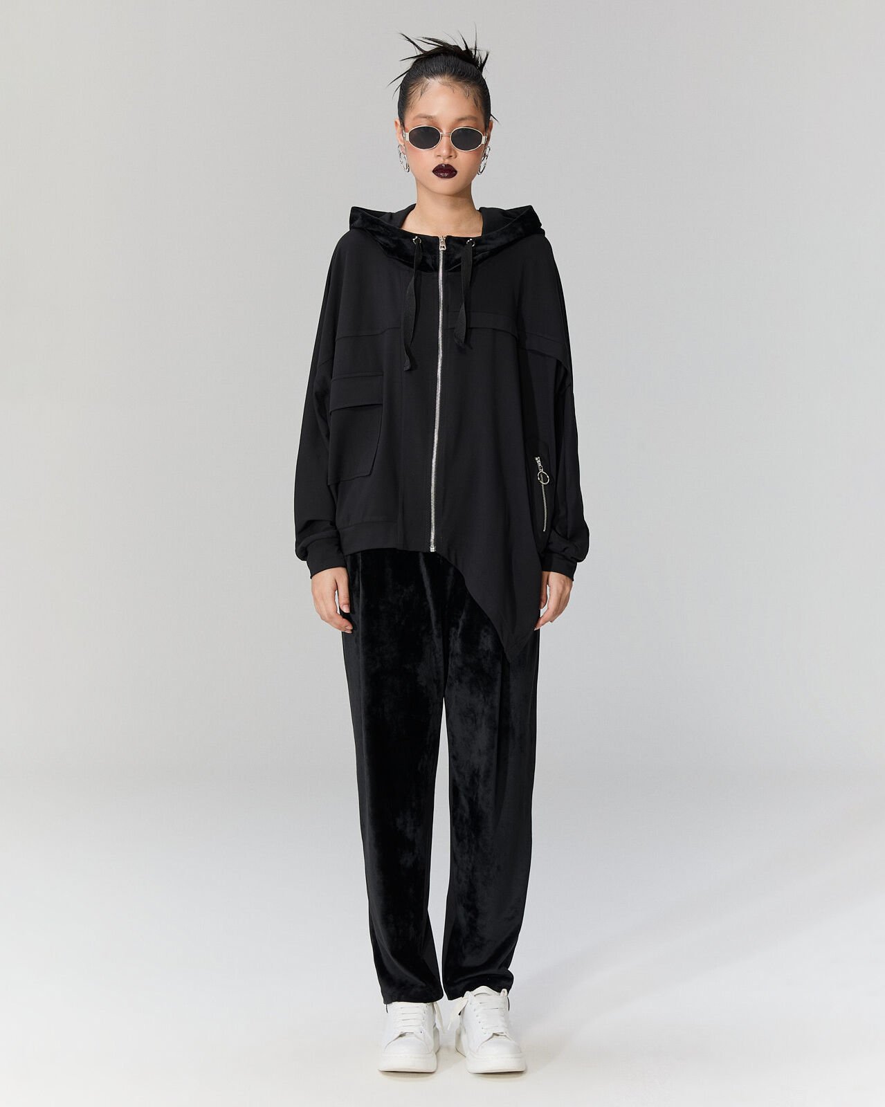 Amelia Kadife Mixli Ceket