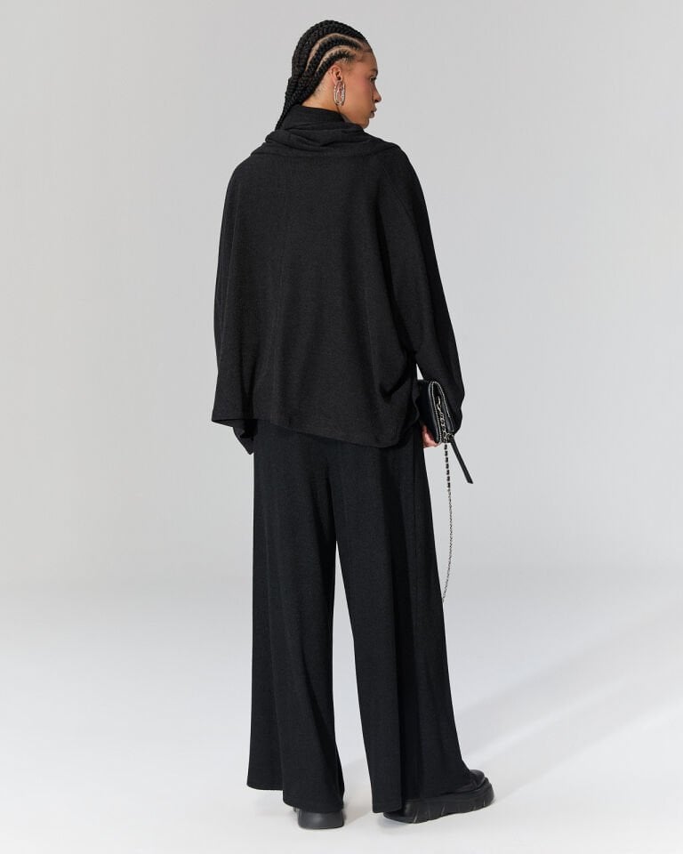 Elise Triko Hırka (Siyah)