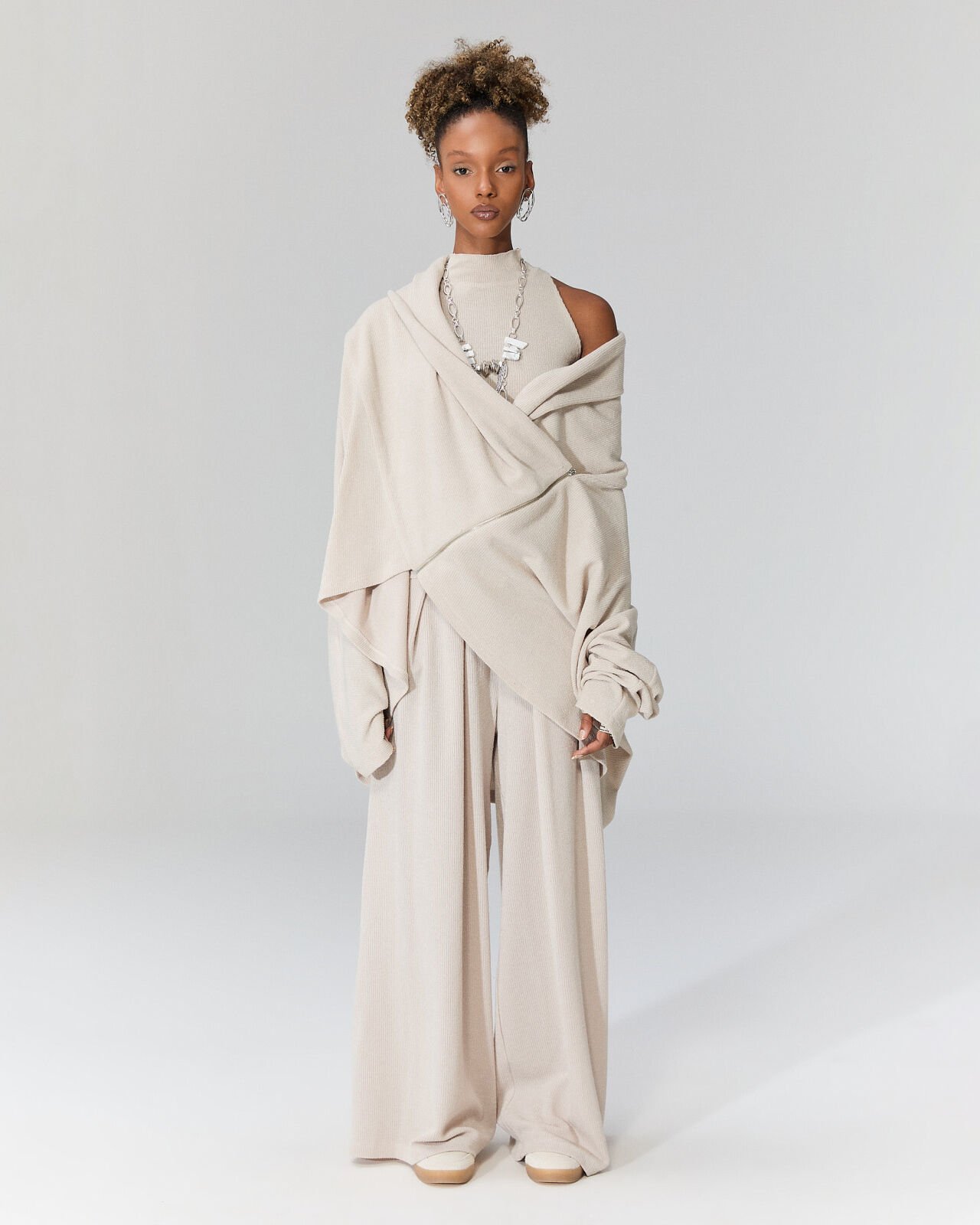 Elise Triko Hırka (Bej)