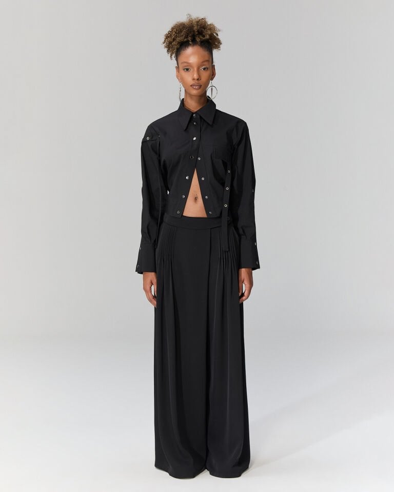 Nora Tasarım Gömlek (Siyah)