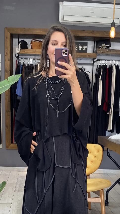 Çoklu Metal Uzun Kolye