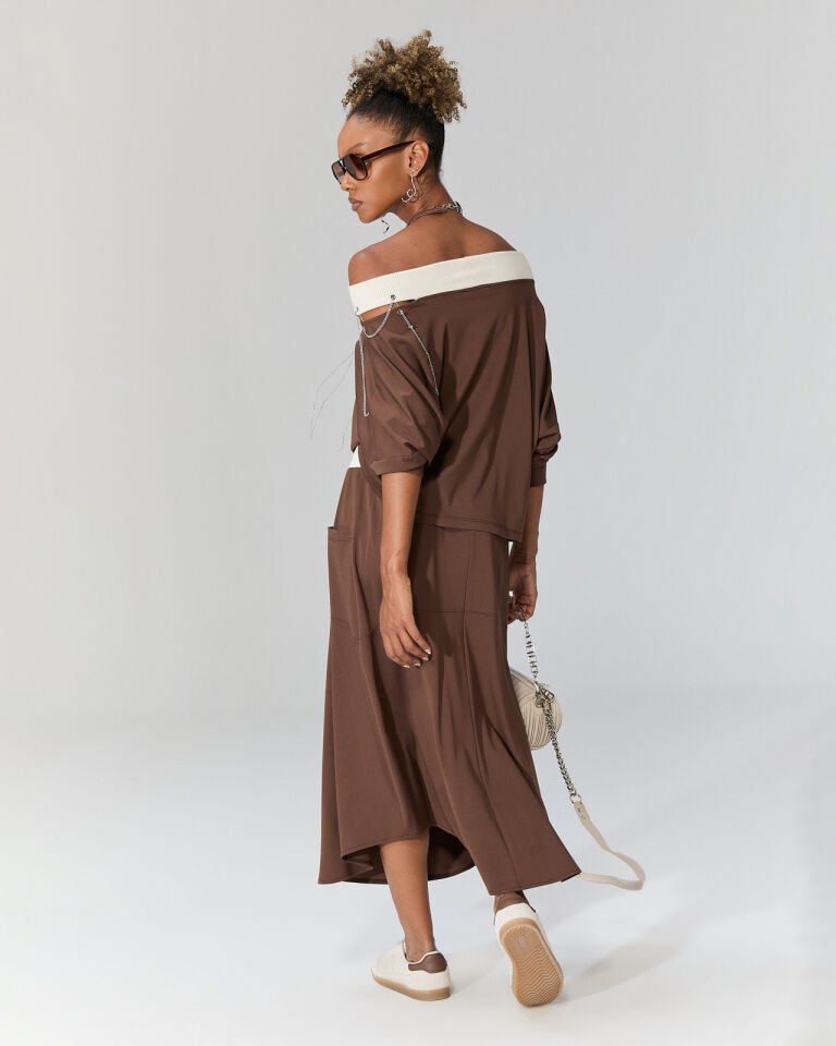 Valeria Etek (Kahve)