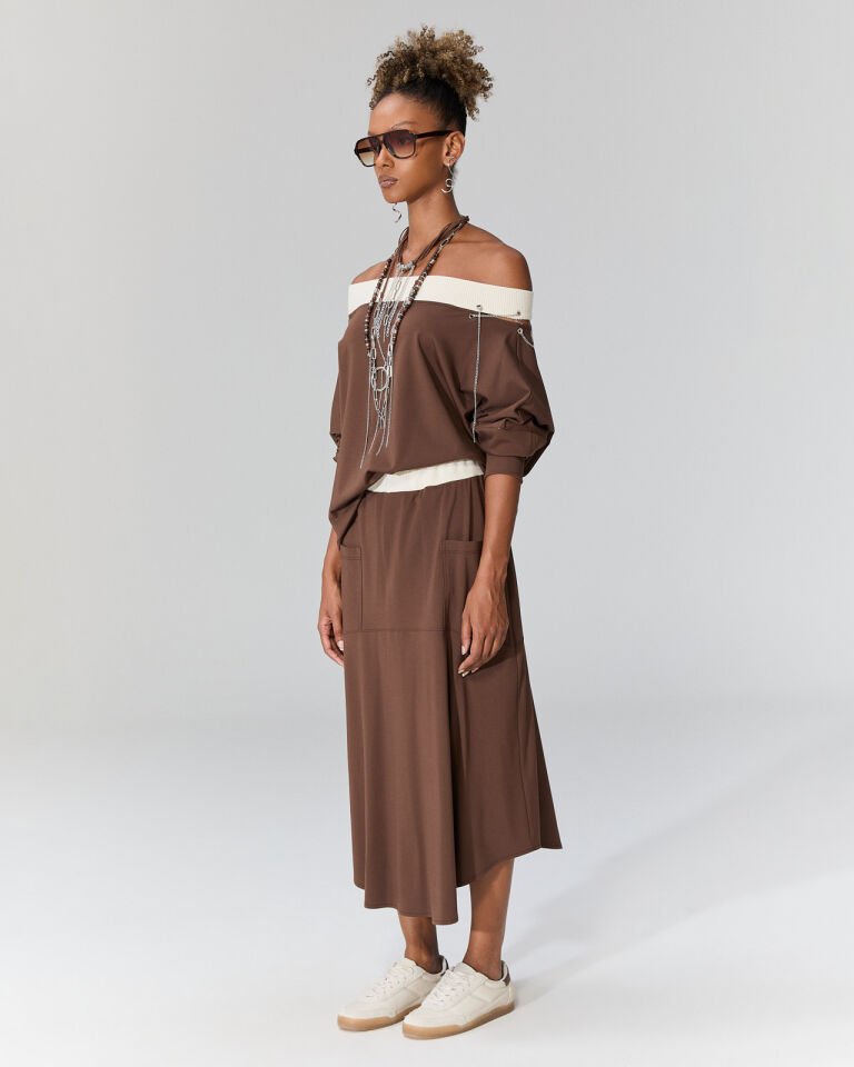 Valeria Etek (Kahve)