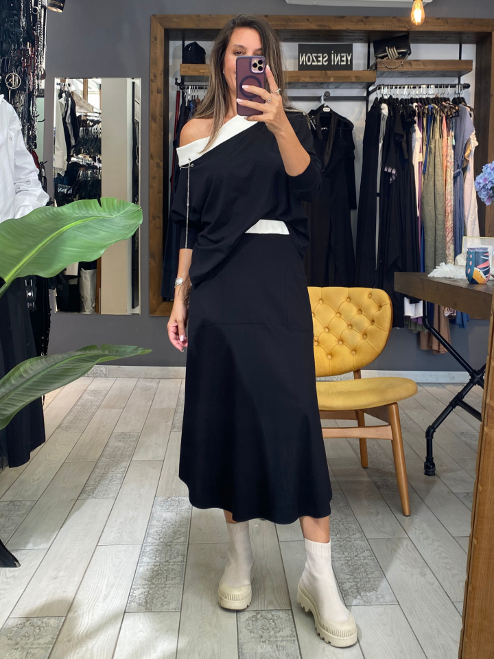 Valeria Etek (Siyah)