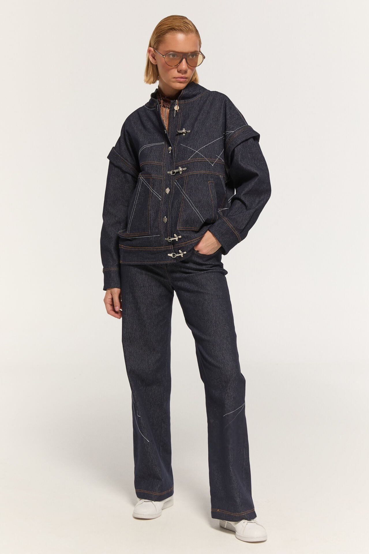 Dora Denim Pantolon (mavi)