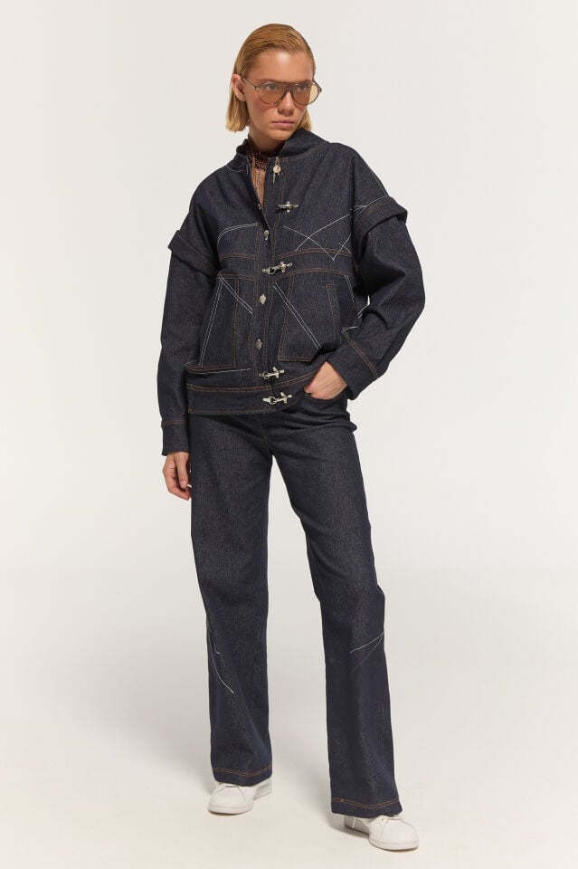 Dora Denim Pantolon (mavi)