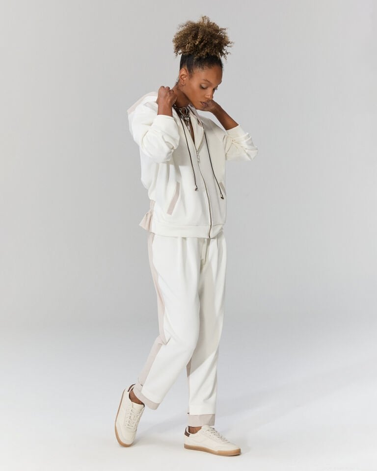 Delphine Fermuarlı Ceket (krem)