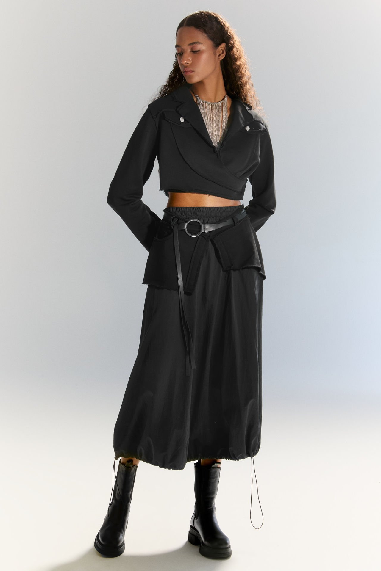 Kruvaze Ceket (siyah)