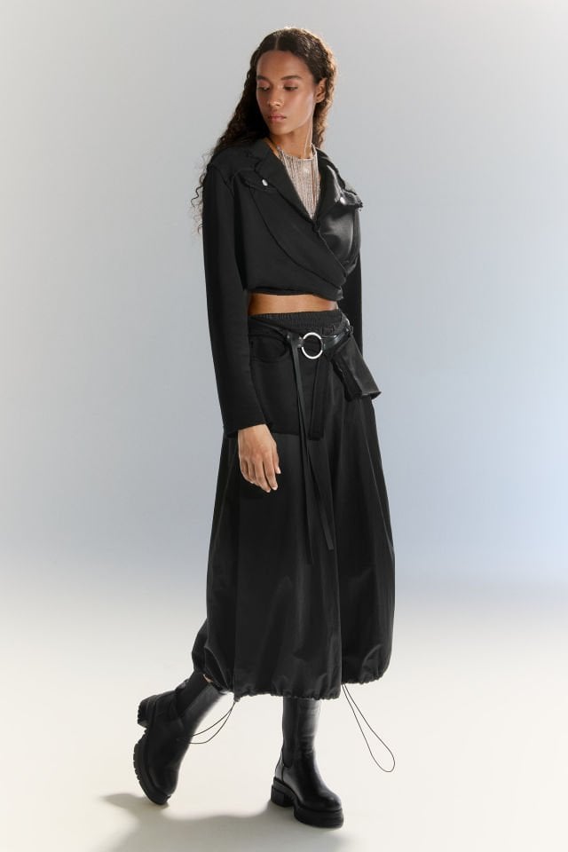 Kruvaze Ceket (siyah)