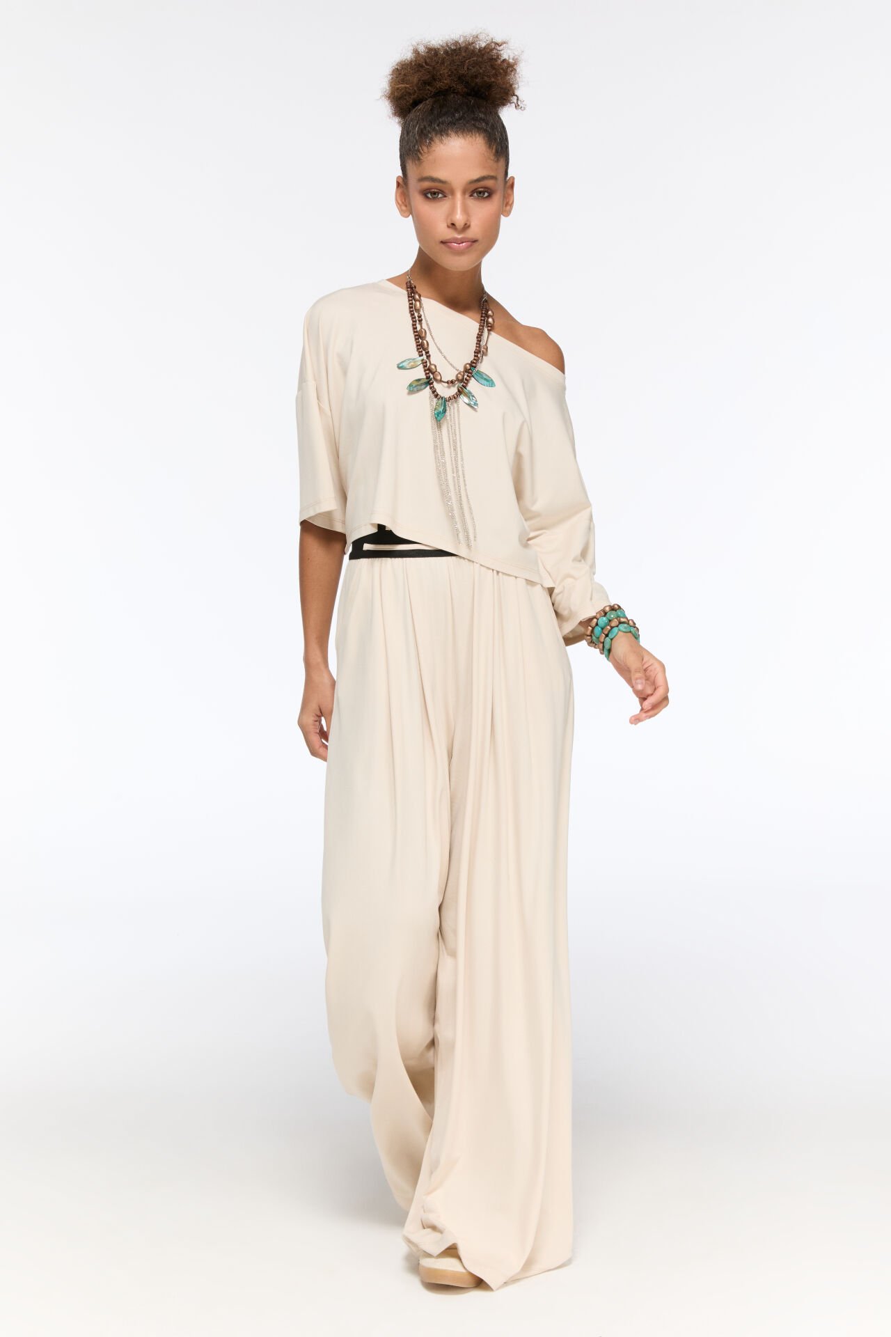 Zivra Salaş Bluz (bej)