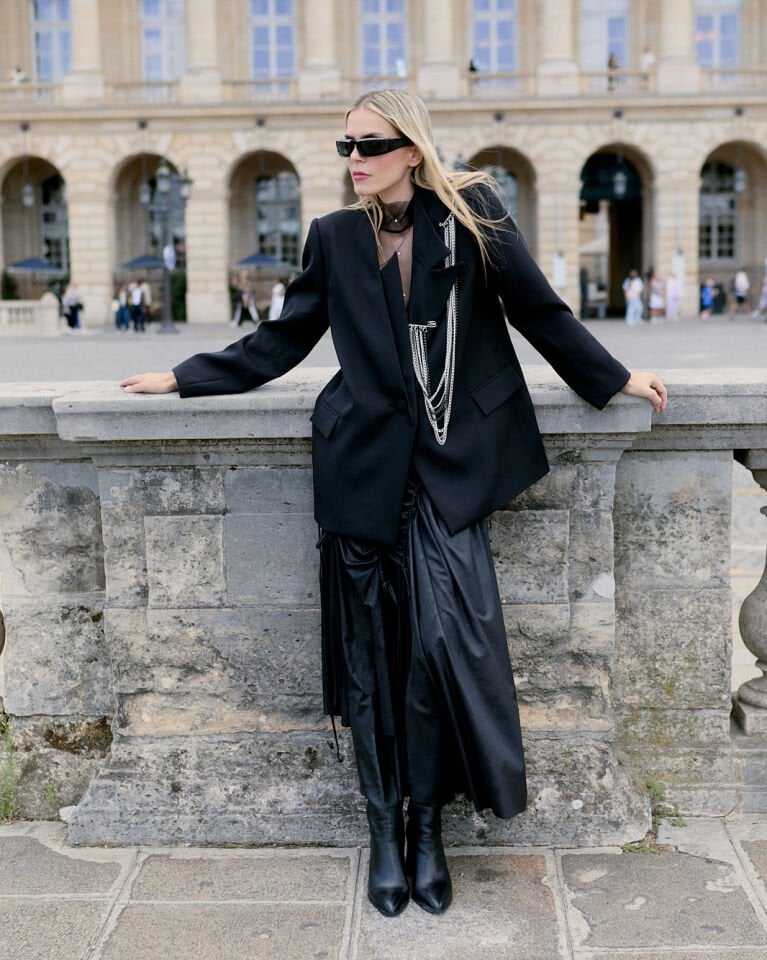 Rafaella Metal Aksesuarlı Blazer Ceket