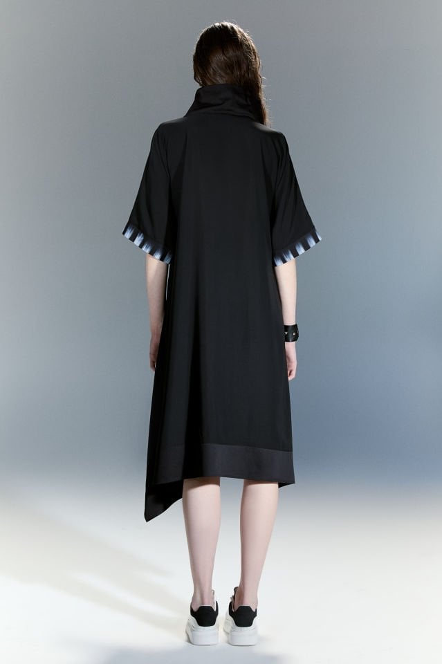 Emily Beli Büzmeli Elbise