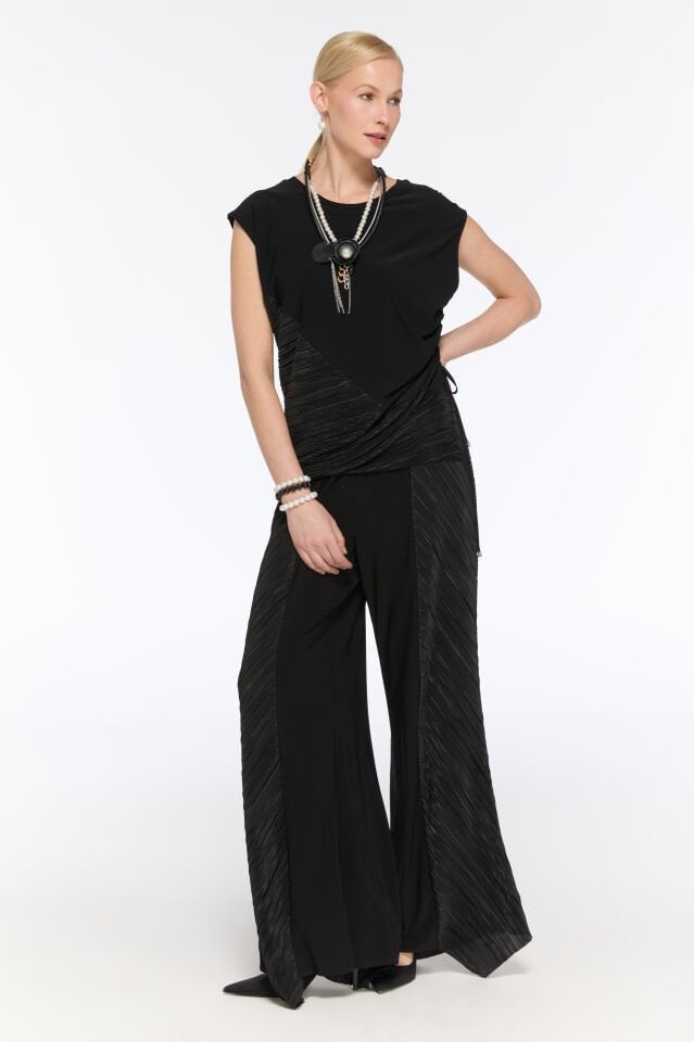 Desir Piliseli Pantolon (siyah)