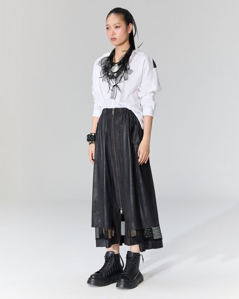 Travis File Detaylı Gömlek (beyaz)