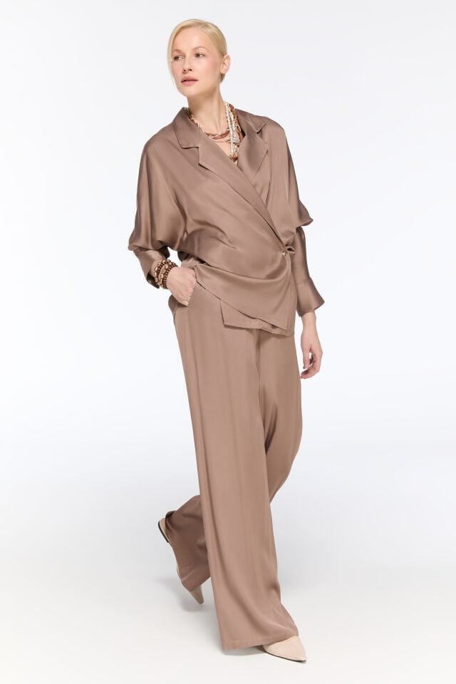 Clara Saten Pantolon (mocha)