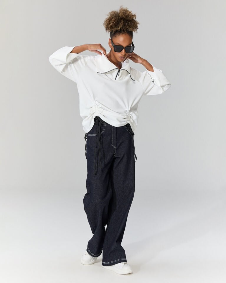 Ruth Denim Pantolon (mavi)