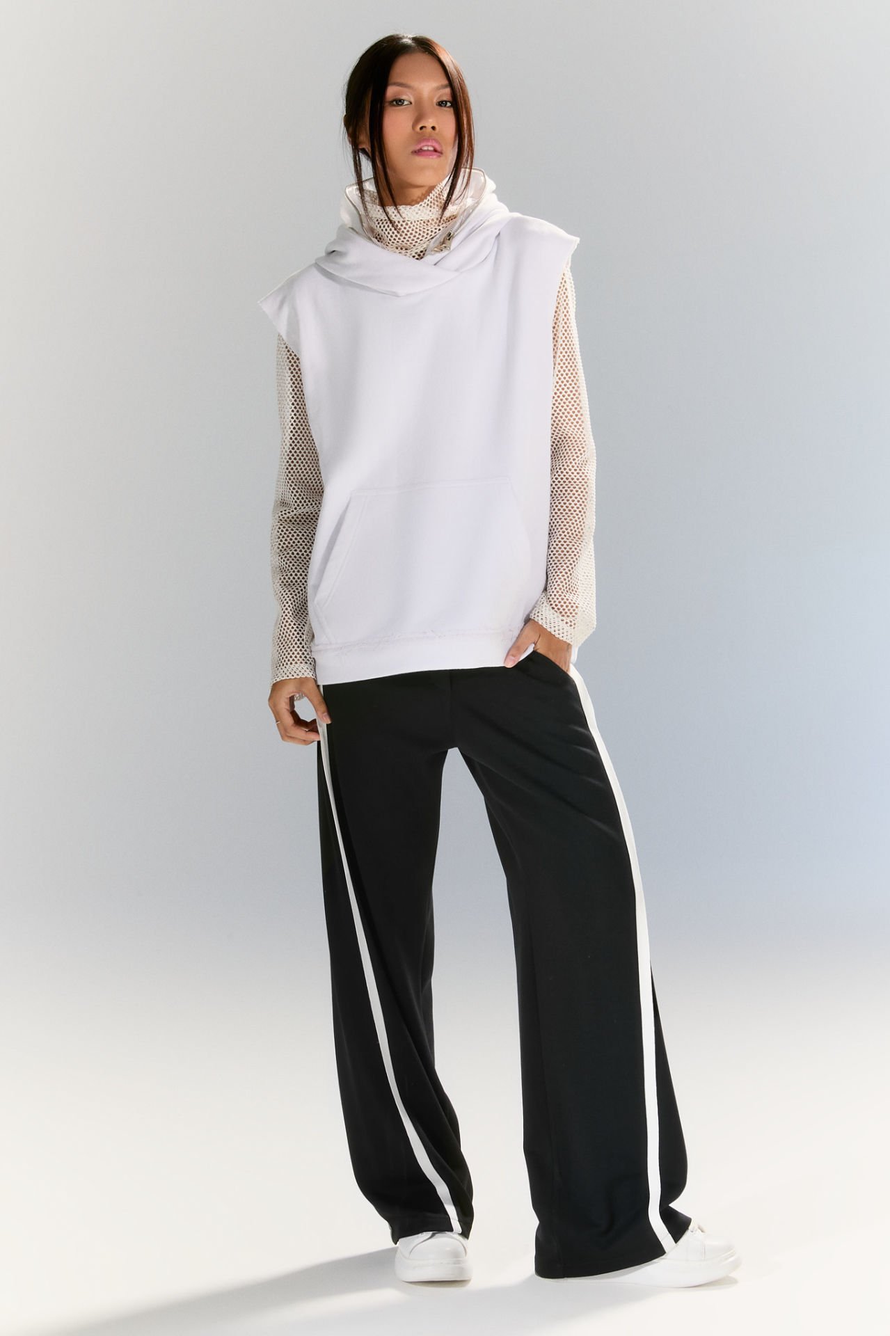 Meggie Kolsuz Sweat (beyaz)