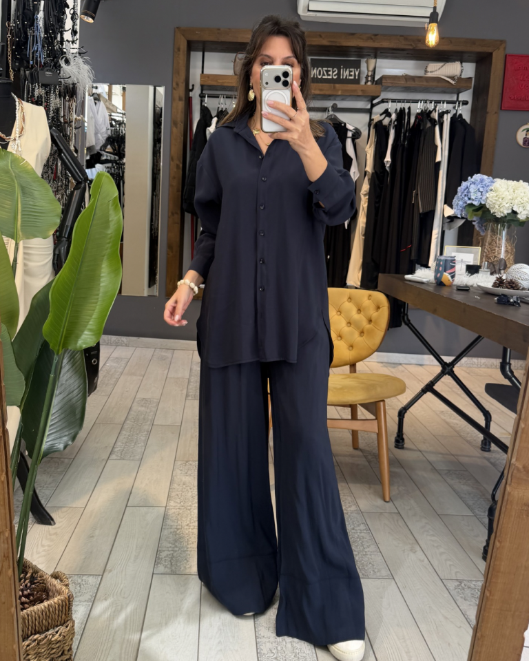 Manu Rahat Gömlek (lacivert)