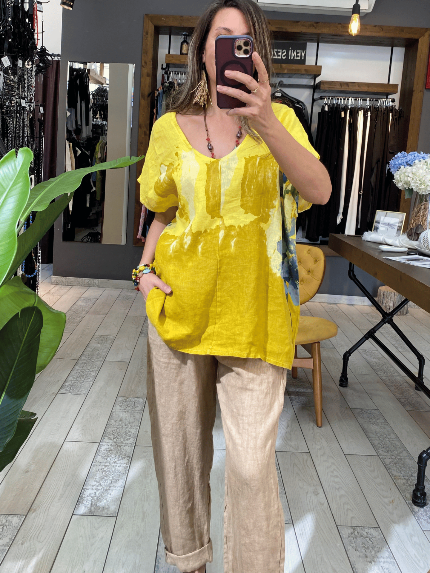 Kelly Keten Bluz (sarı)
