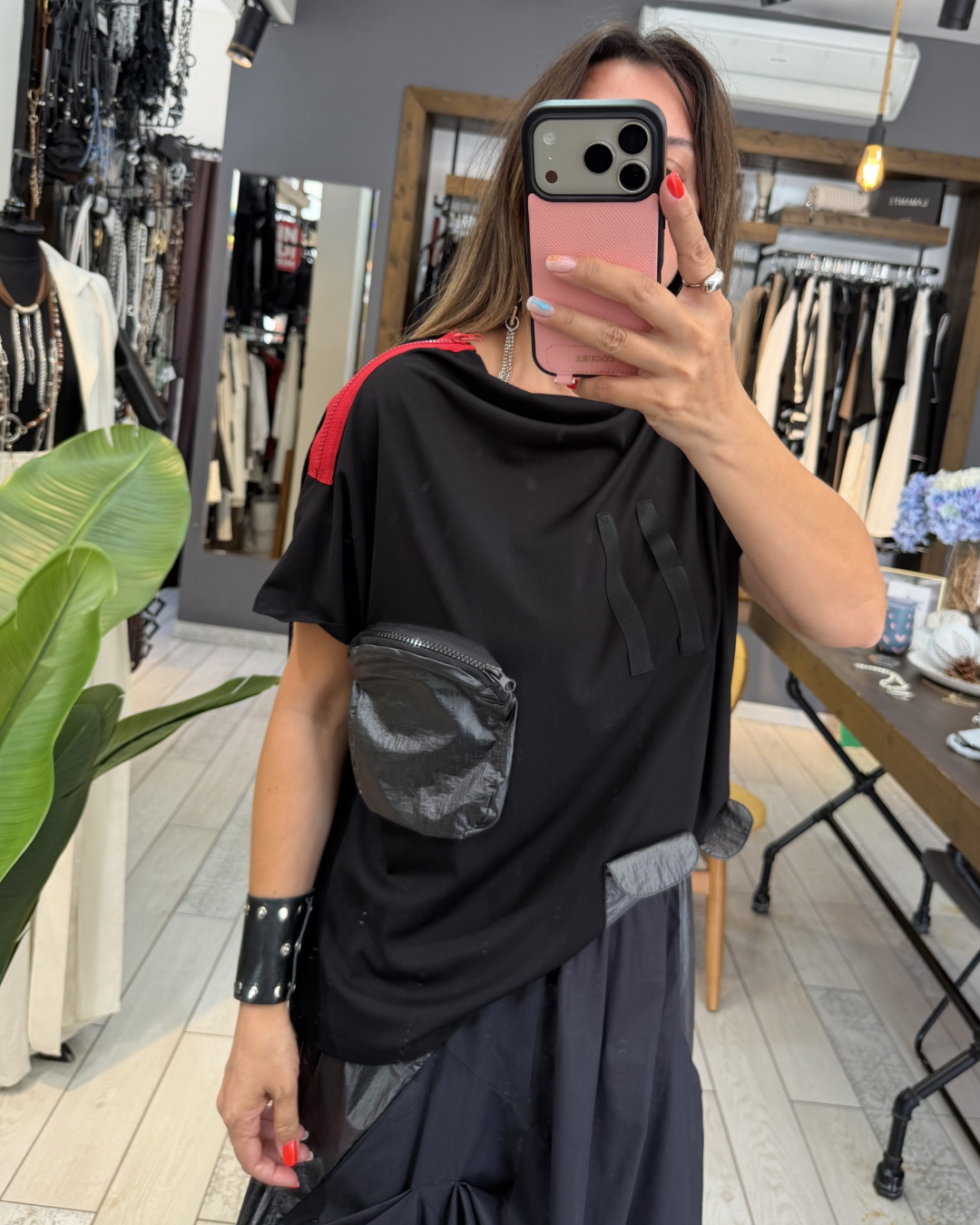 Noa Fermuar Detaylı Bluz