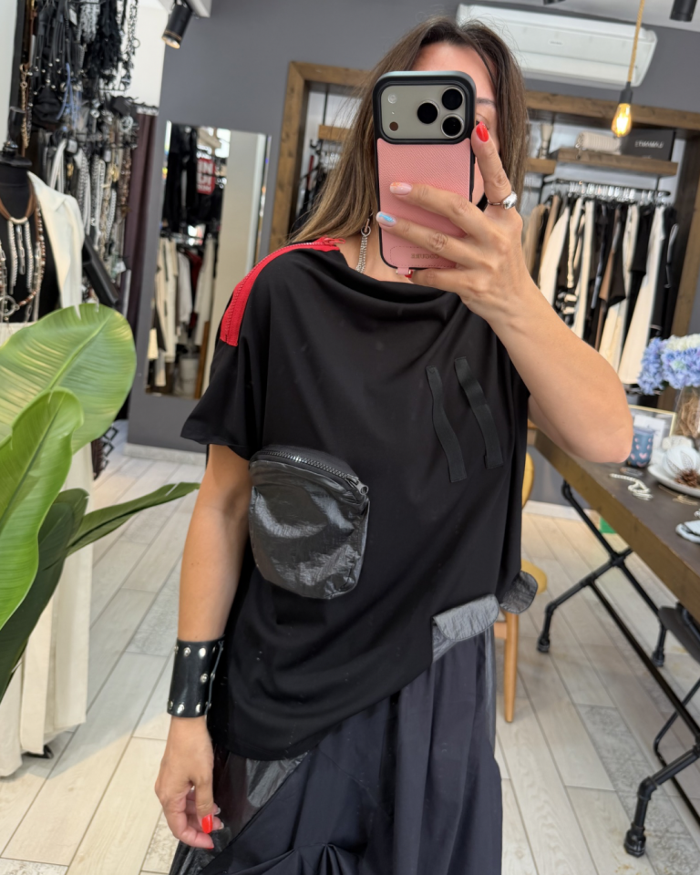 Noa Fermuar Detaylı Bluz