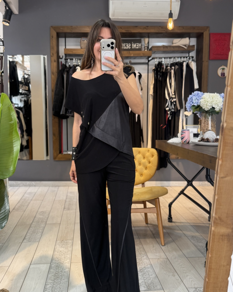 Anissa Sandy Rahat Pantolon (siyah)