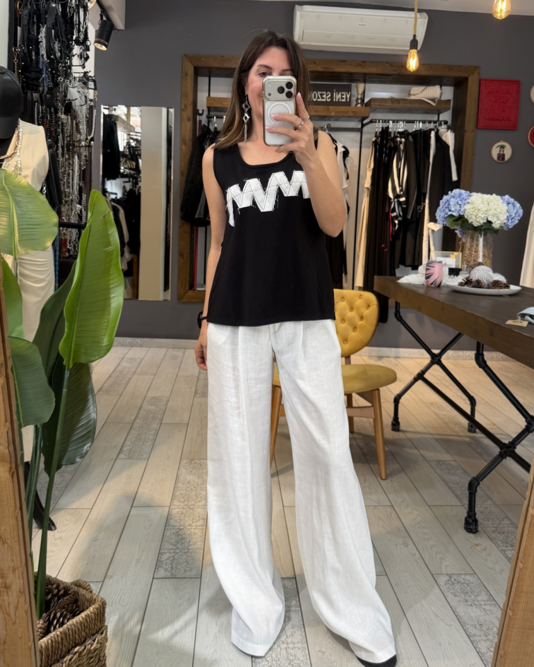 Yanı Düğmeli Basic Bluz (siyah)