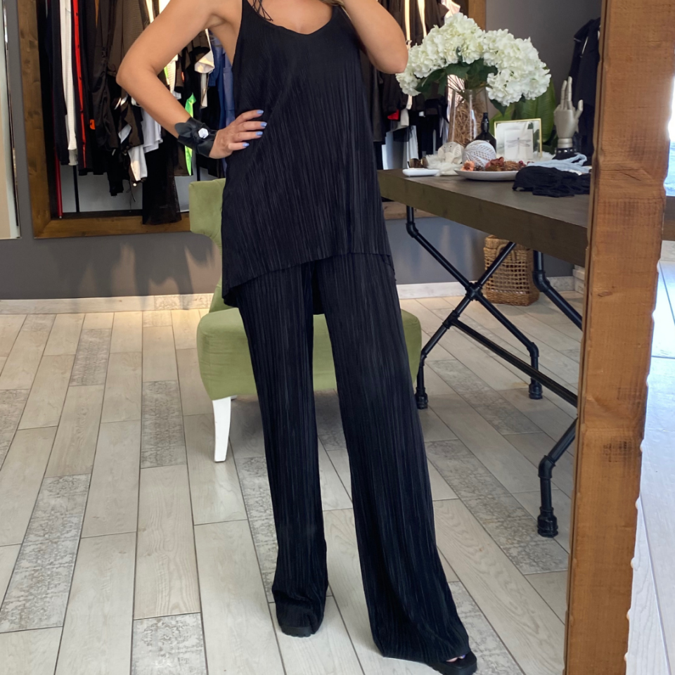 İnce Piliseli Pantolon