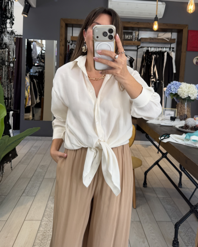 Manu Rahat Gömlek Beyaz