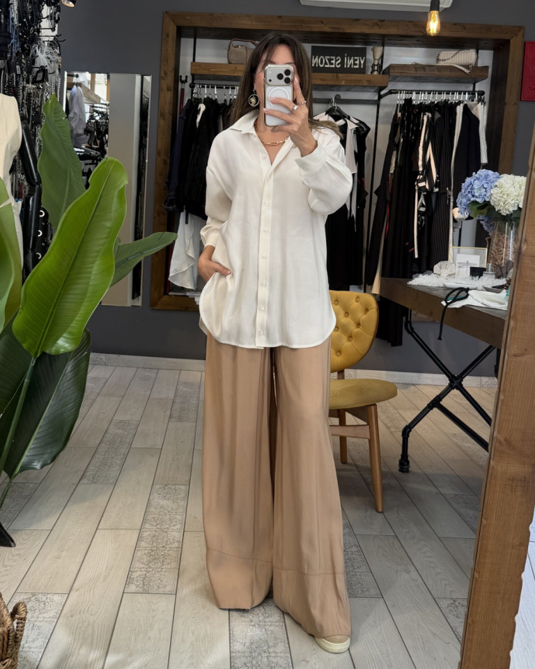 Manu Rahat Gömlek Beyaz