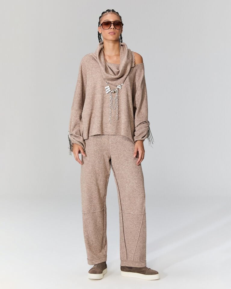 Santa Degaje Yaka Bluz (bej)