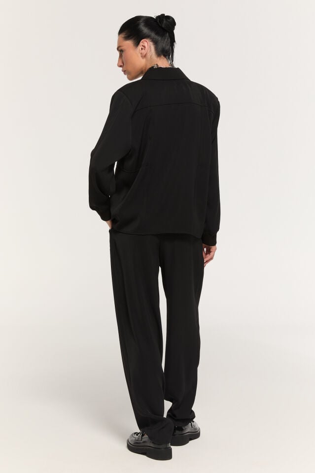 Uma Dantelli Blazer (Siyah)