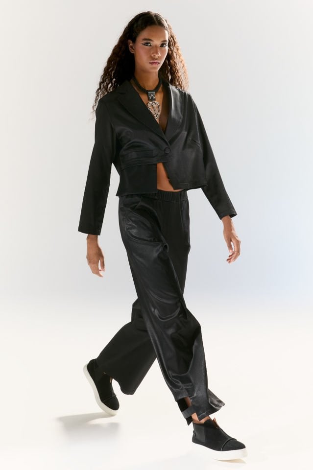 Aron Paça Detaylı Pantolon (siyah)