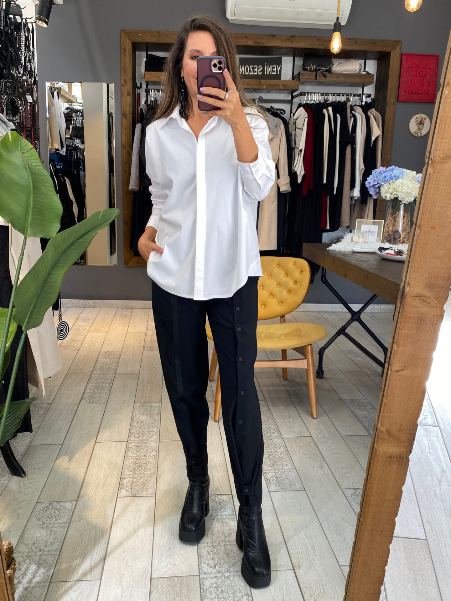 Pulma Çıtçıtlı Pantolon (siyah)