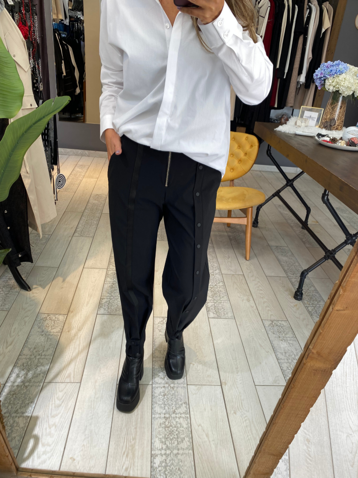 Pulma Çıtçıtlı Pantolon (siyah)