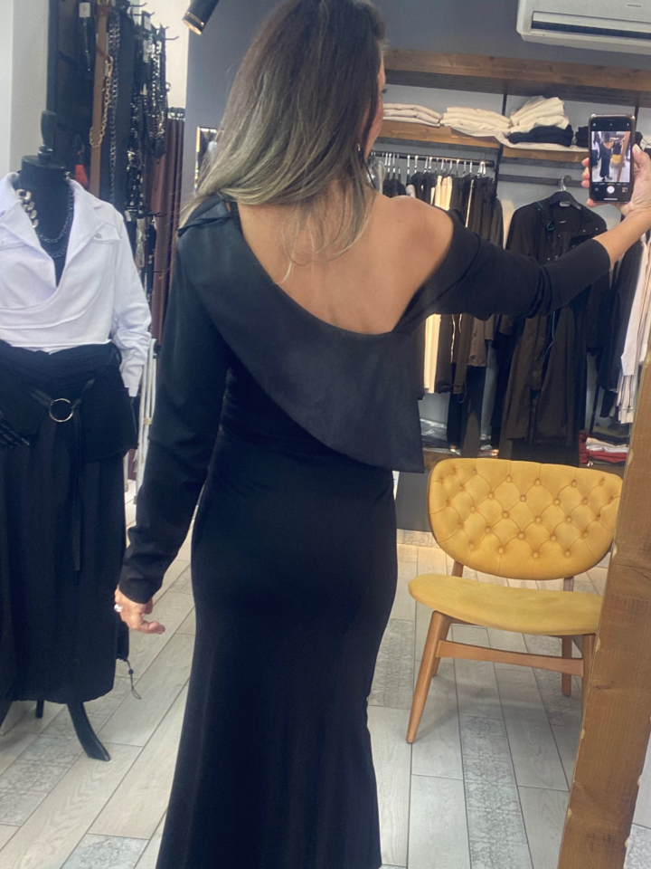 Sophie Sırt Dekolteli Elbise