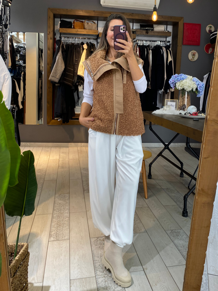 Aron Buklet Yelek (taba)