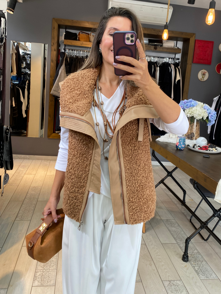 Aron Buklet Yelek (taba)