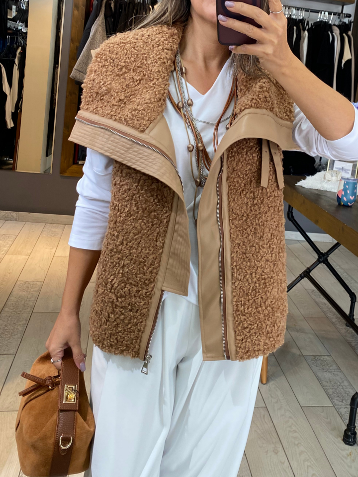 Aron Buklet Yelek (taba)