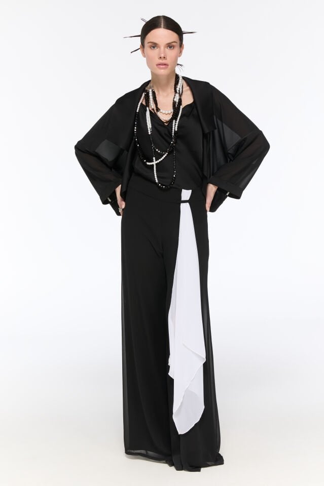 Vega Şifon Pantolon (siyah)