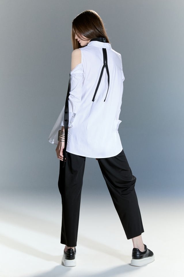 Dia Açık Omuzlu Gömlek (beyaz)