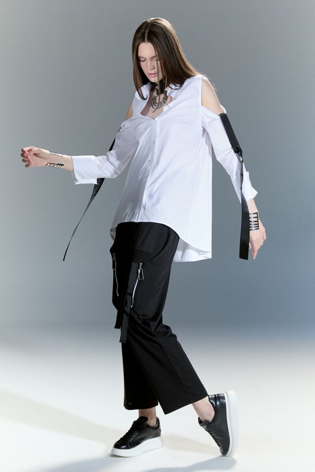 Dia Açık Omuzlu Gömlek (beyaz)