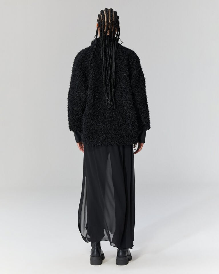 Zeyn Buklet Mont (siyah)