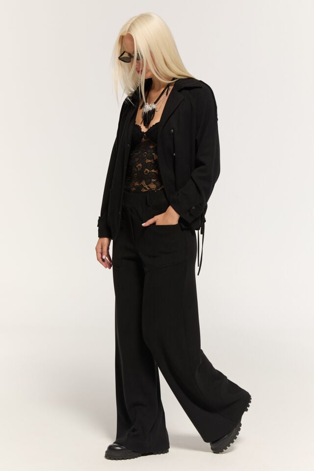 Vesper Cepli Triko Pantolon (siyah)