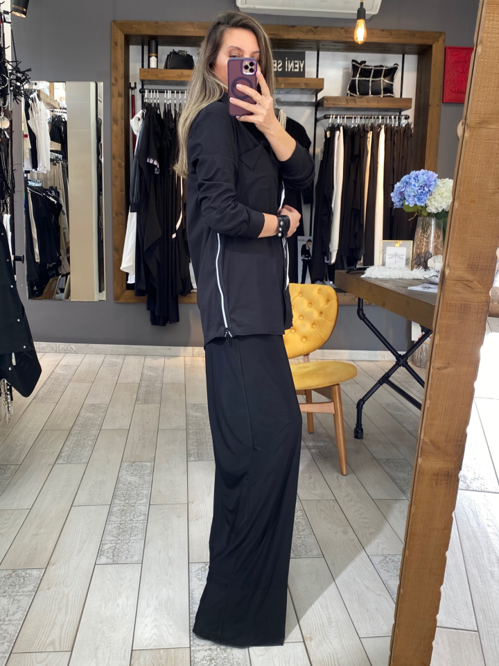 Clay Sırtı Düğme Detaylı Gömlek (siyah)