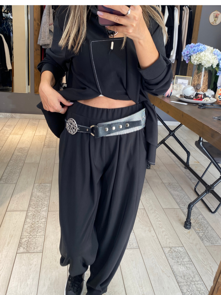 Metal Tokalı Deri Kemer