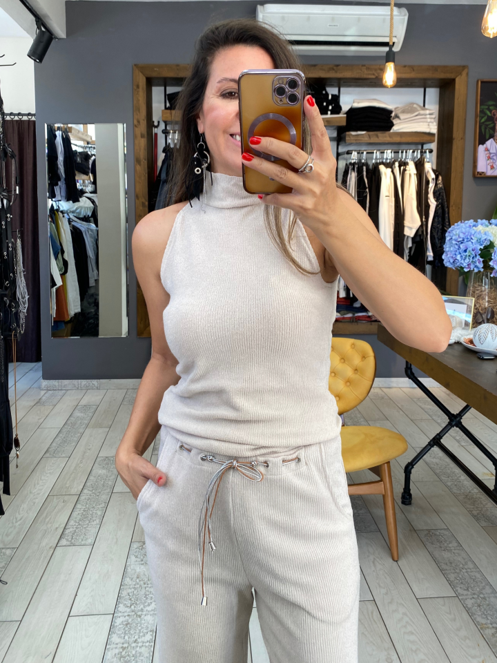 Bella Kolsuz Triko ( Bej )